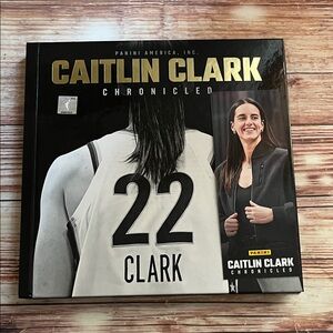 Caitlin Clark Panini Black and Gold Chronicled Keepsake Book (no cards)